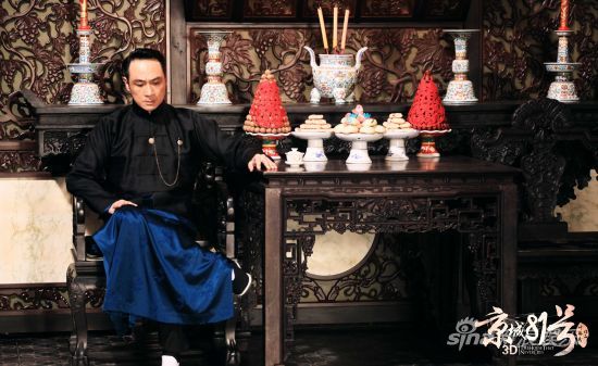 吳鎮(zhèn)宇飾演的霍家大少爺，正為二弟冥婚一事焦頭爛額